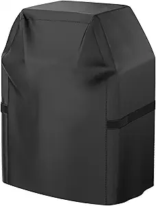 Grill Cover, 32 inch Heavy Duty BBQ Gas Grill Cover for Outdoor Grill, Waterproof, Weather Resistant, Anti-UV, Rip-Proof, Fade Resistant Barbecue Cover with Hook-and-Loop Straps for Most Grills