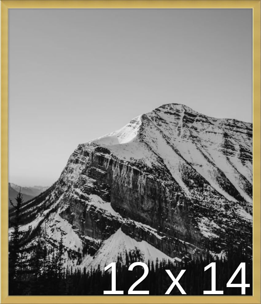 Frame It Easy 12 x 14 Gloss Gold Metal Frame (Ashford)