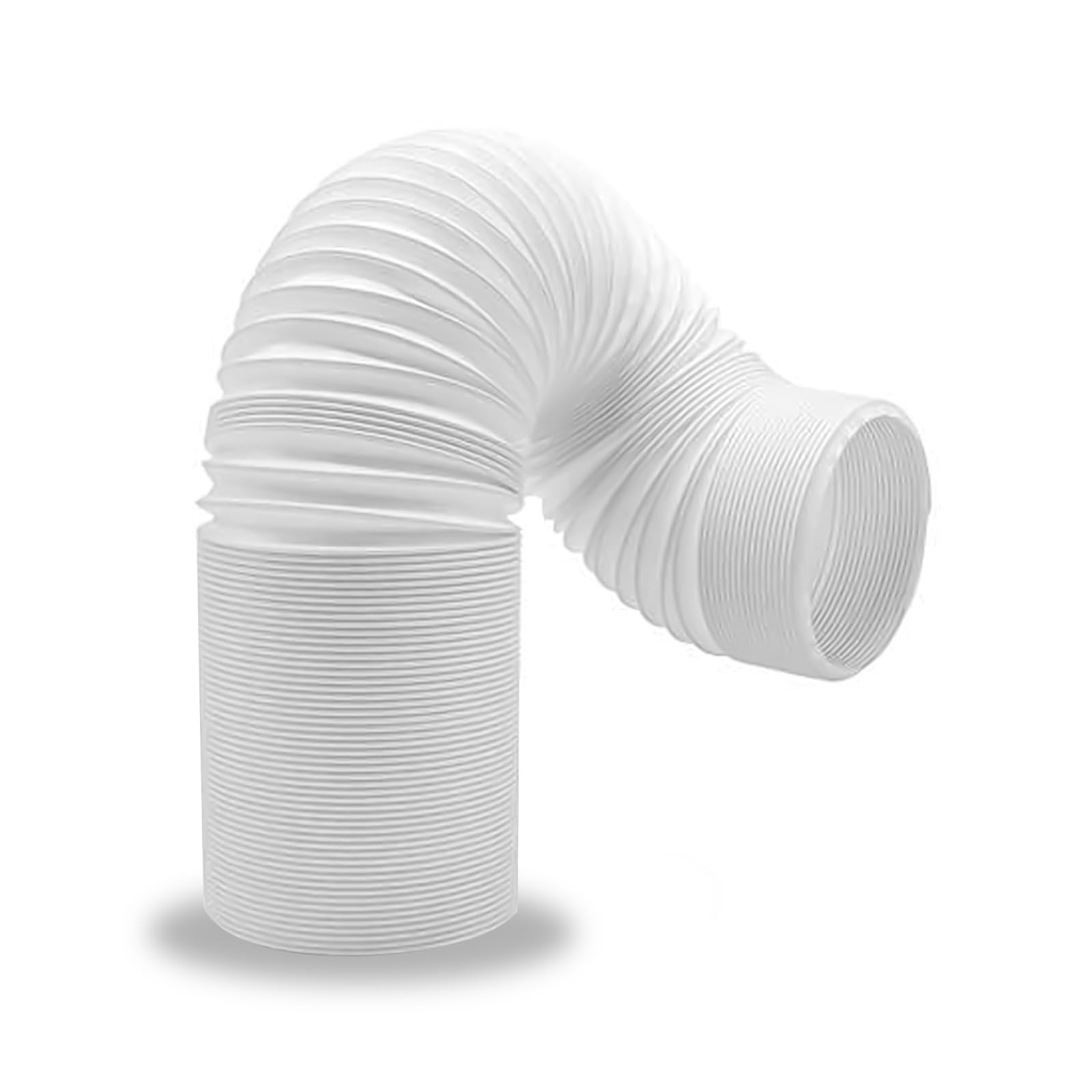Universal Air Conditioner Exhaust Hose Portable Mobile Vent Pipe Extended, Counterclockwise Thread 150MM Diameter Extened Flexible Accessories (1.5M)