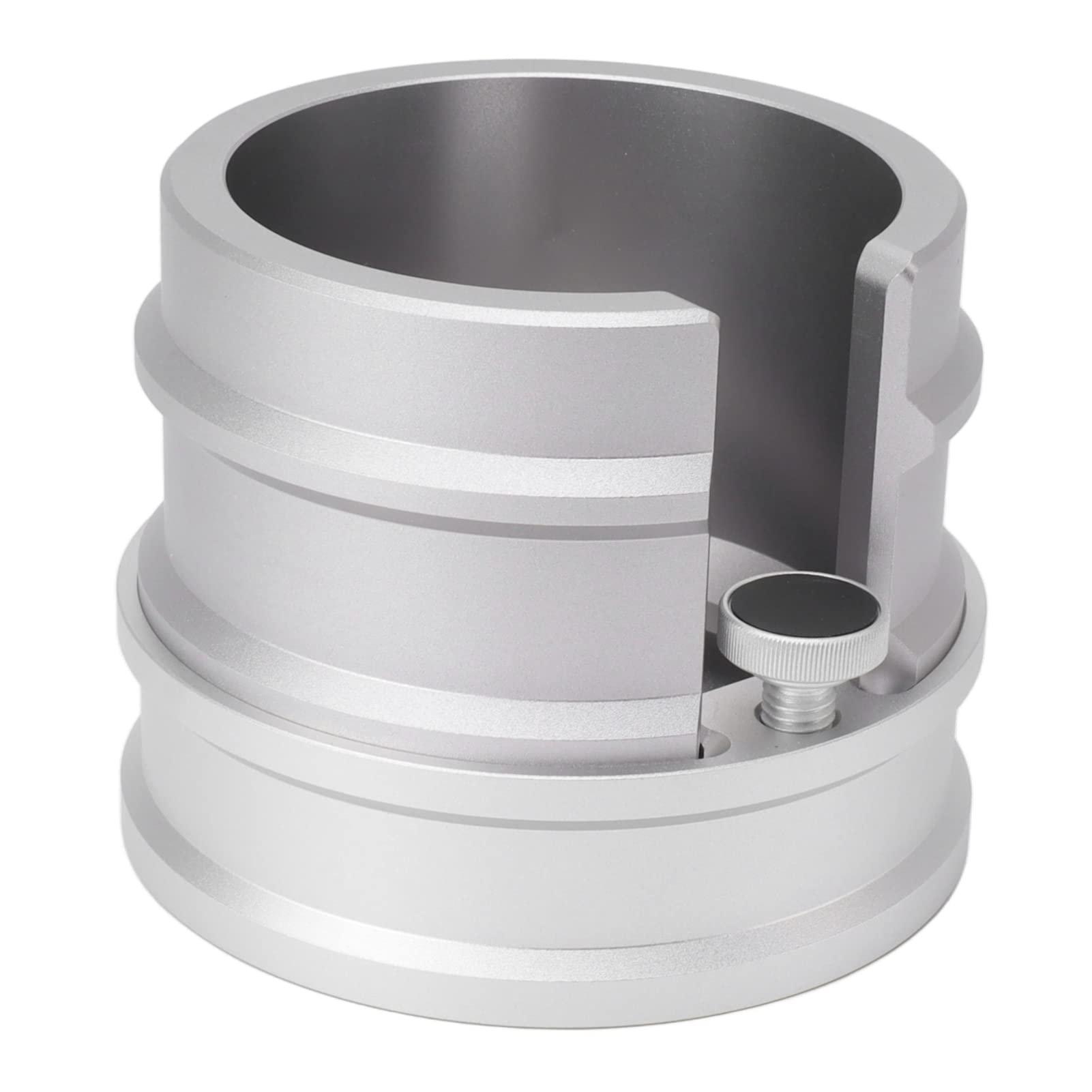 Uchwyt na filtr do kawy ze stopu aluminium ubijak do espresso stojak na stację organizator do ekspresu do kawy 51mm 53mm 58mm (Srebrny)