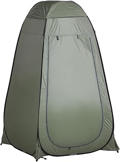 Outsunny Carpa Vestidor Plegable Tienda para Ducha Portátil con Funda para Playa y Montaña 120x120x190 cm