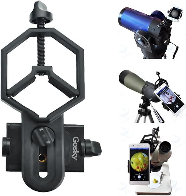 Gosky Universal Mobile Phone Adapter Holder for with Binoculars, Monocular Spotting Scope, Telescope, Microscope