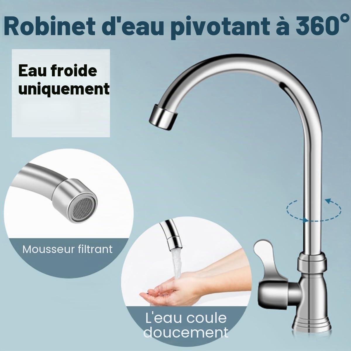 Évier de Cuisine Inox 1 Bac,Évier Cuisine en acier inoxydable,Évier à cuve simple,Évier à Encastrer avec accessoires,38x33cm,42x37cm,48x35cm,50x40cm,53x38cm,60x45cm(38x33 cm)