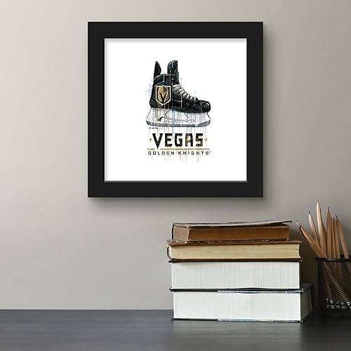 Miniatura 4 de Trends International Gallery Pops NHL Vegas Golden Knights - Póster de pared de patín de goteo, 12.00 x 12.00 pulgadas, versión de marco negro