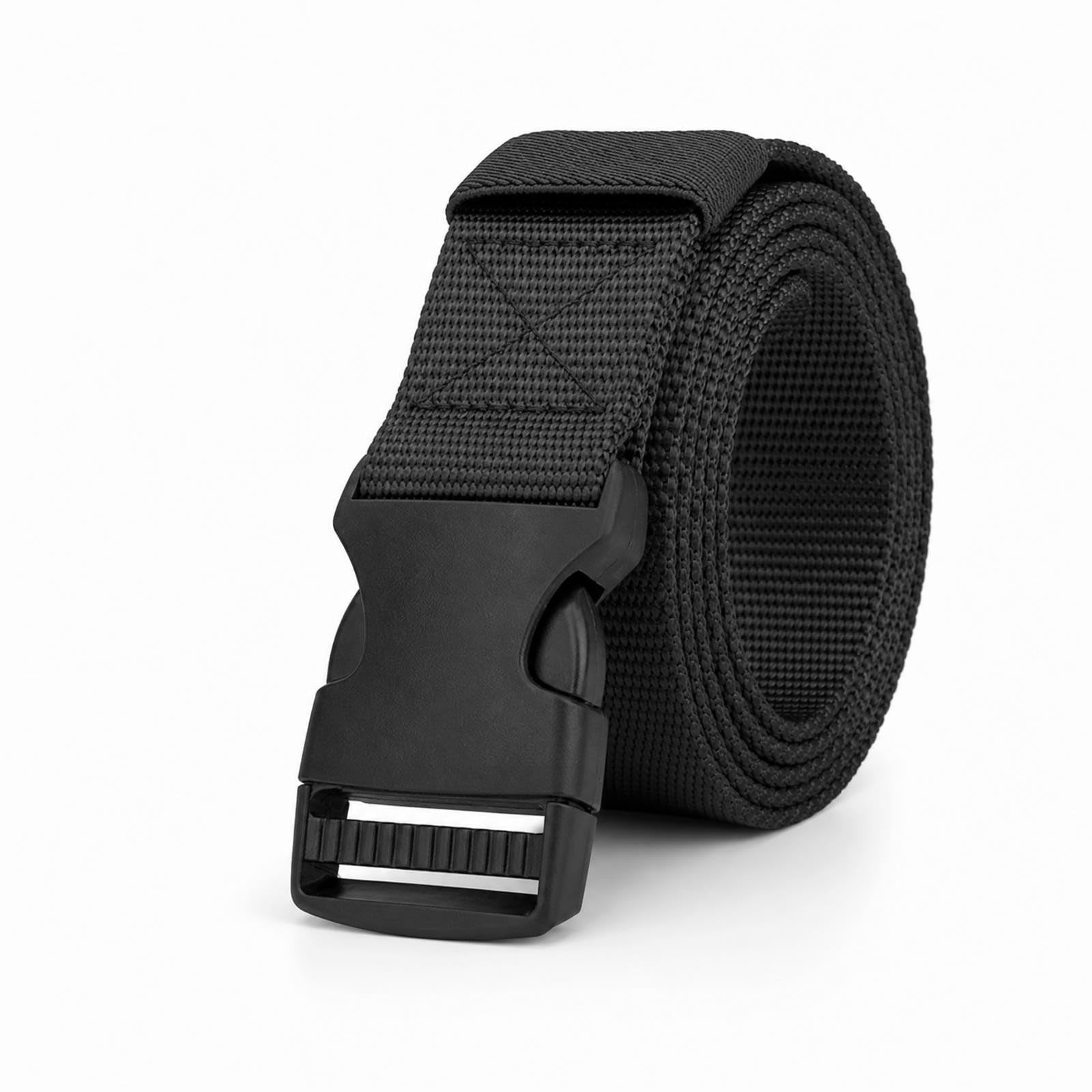 Justay Comf Gürtel Herren Nylon Canvas Stufenlos Verstellbarer Stoffgürtel | Bequemer Verstellbarer Arbeitsgürtel Strapazierfähig für Beruf Freizeit Praktisches Alltagsaccessoire Tolle Geschenkidee