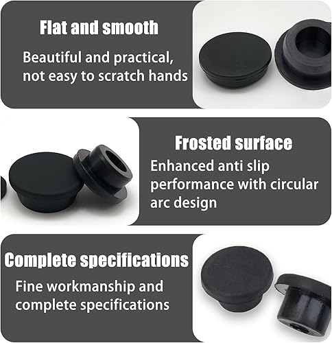 Miniatura 6 de Crynod 3 tapones para puerta trasera de automóvil, accesorios de modificación de sellado a prueba de polvo, 2 tamaños de instalación enchufable,