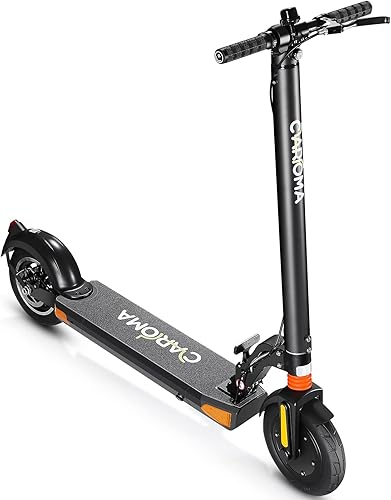 Caroma Electric Scooter Adults Foldable Sports Electric Scooter with Seat for Adult Electric Bike,500W Motor 48V10.4AH,10" Solid Tires,30Miles Range