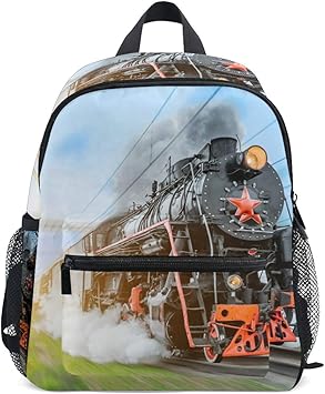 boys train backpack