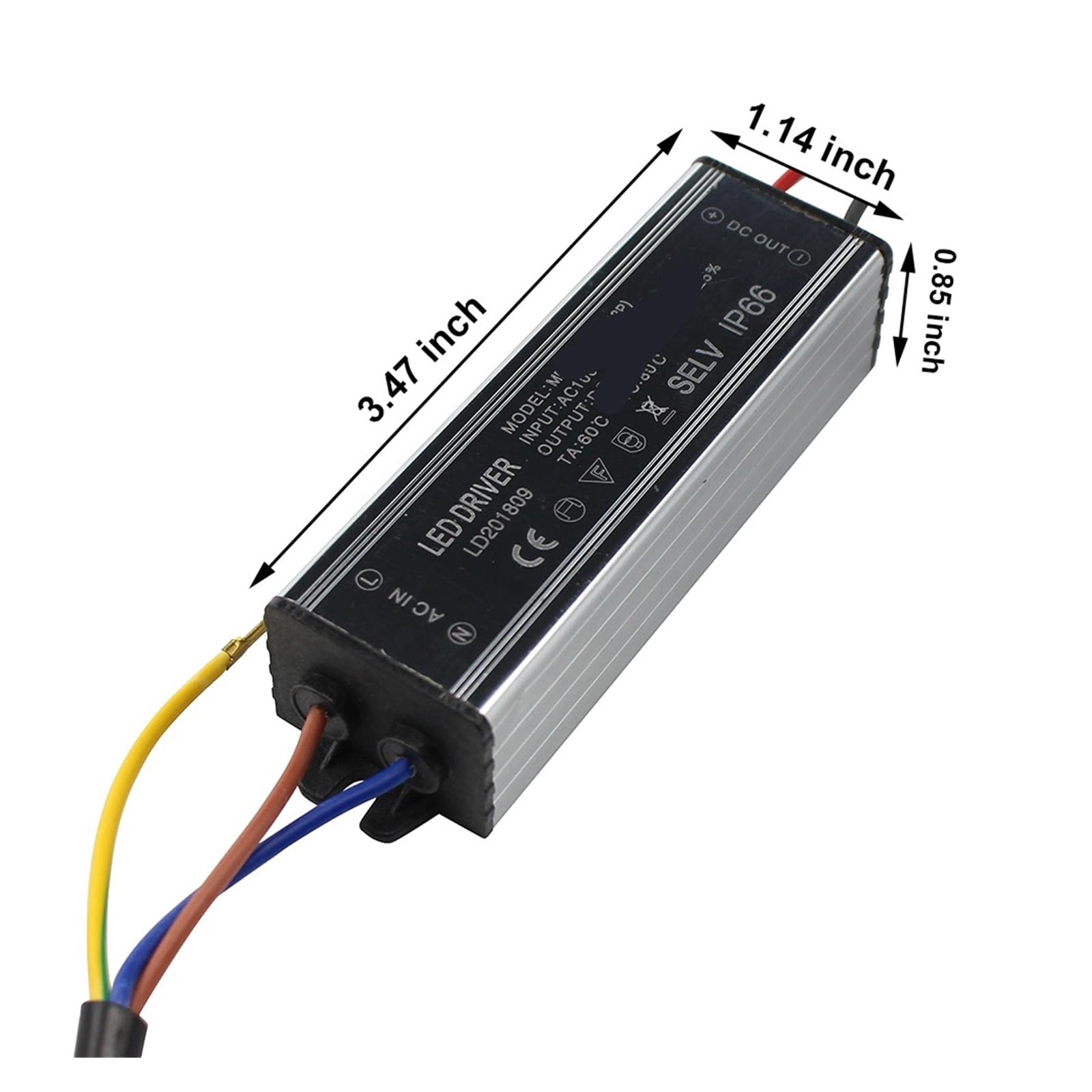 Driver LED in Alluminio IP66 30W 900mA Corrente costante DC 26-36V AC 100-265V Alimentatore trasformatore di Illuminazione Driver Zavorra