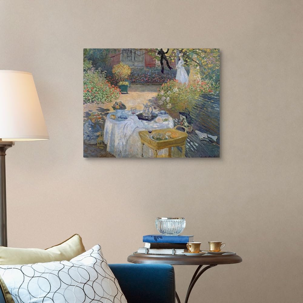 クロード・モネ、 Amazon.co.jp: クロード・モネプレミアムシックラップキャンバス