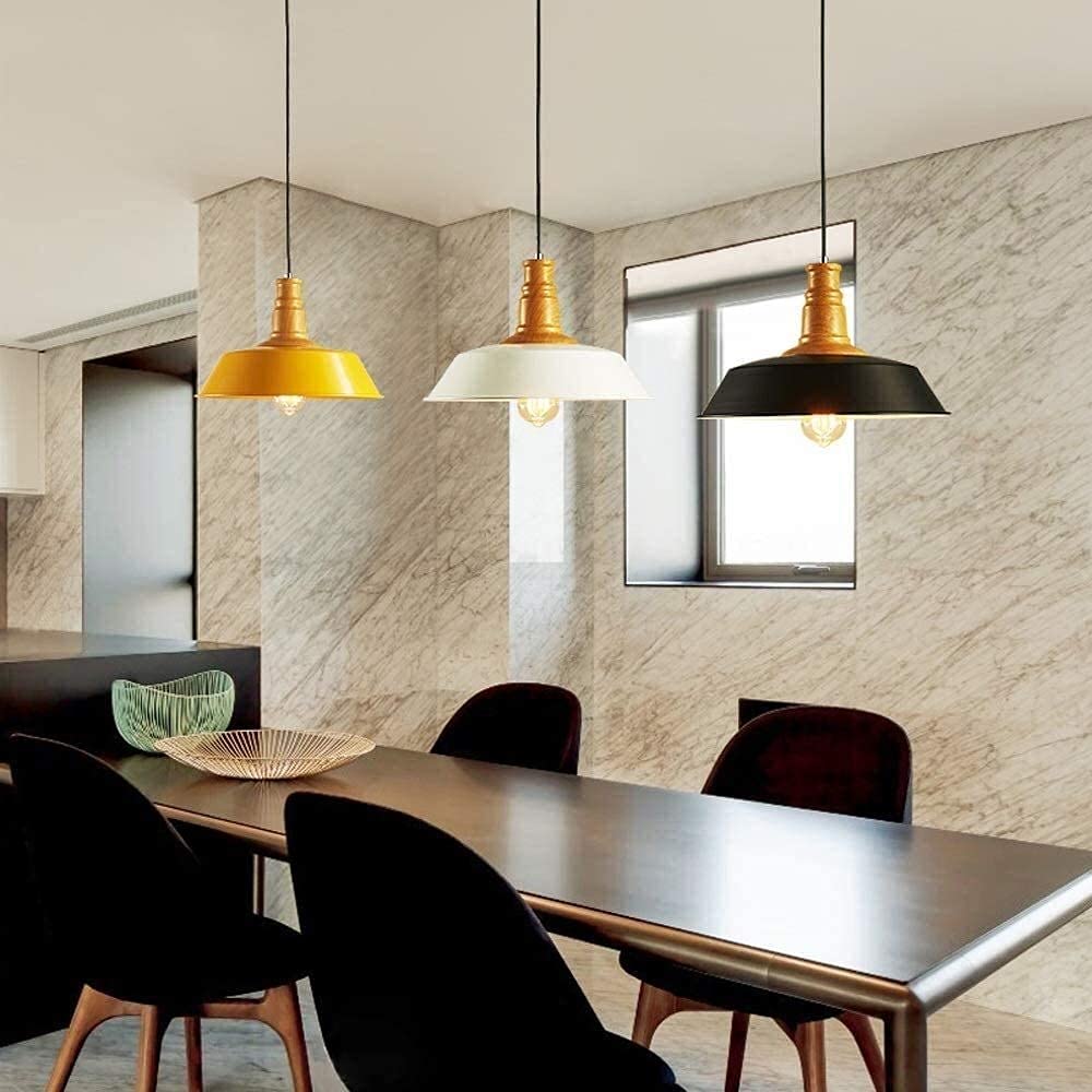 Lámpara colgante diseño adornado metal negro estilo industrial retro E27 exclusivo