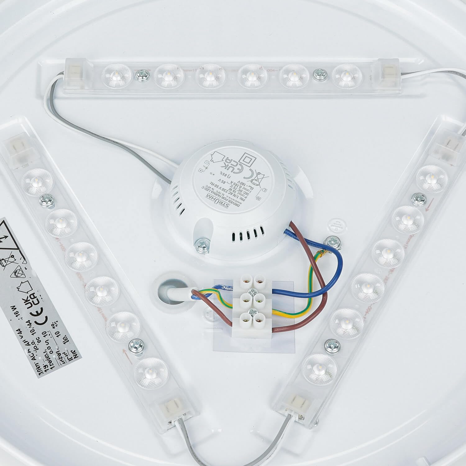 Plafoniera LED camera dei bambini IP44 Bianco Colorato Ø 33,5 cm 4000 K 1300 lm bianco neutro Dinosauro camera dei bambini lampada soffitto