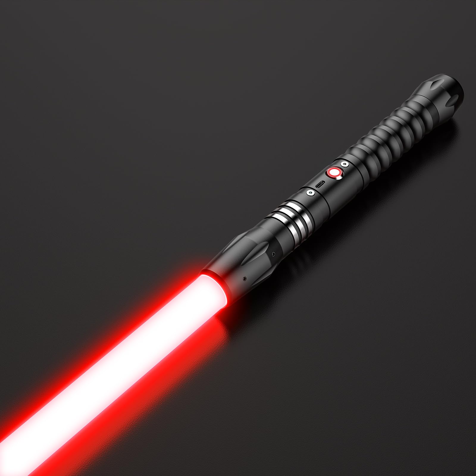 24 Couleurs Lightsaber, 102CM Sabre Laser Lumineux pour Effets sonores FX, USB-C Rechargeable Lightsaber Sons Simulés de Combats pour Cosplay, Noël (Prisma 1pc)
