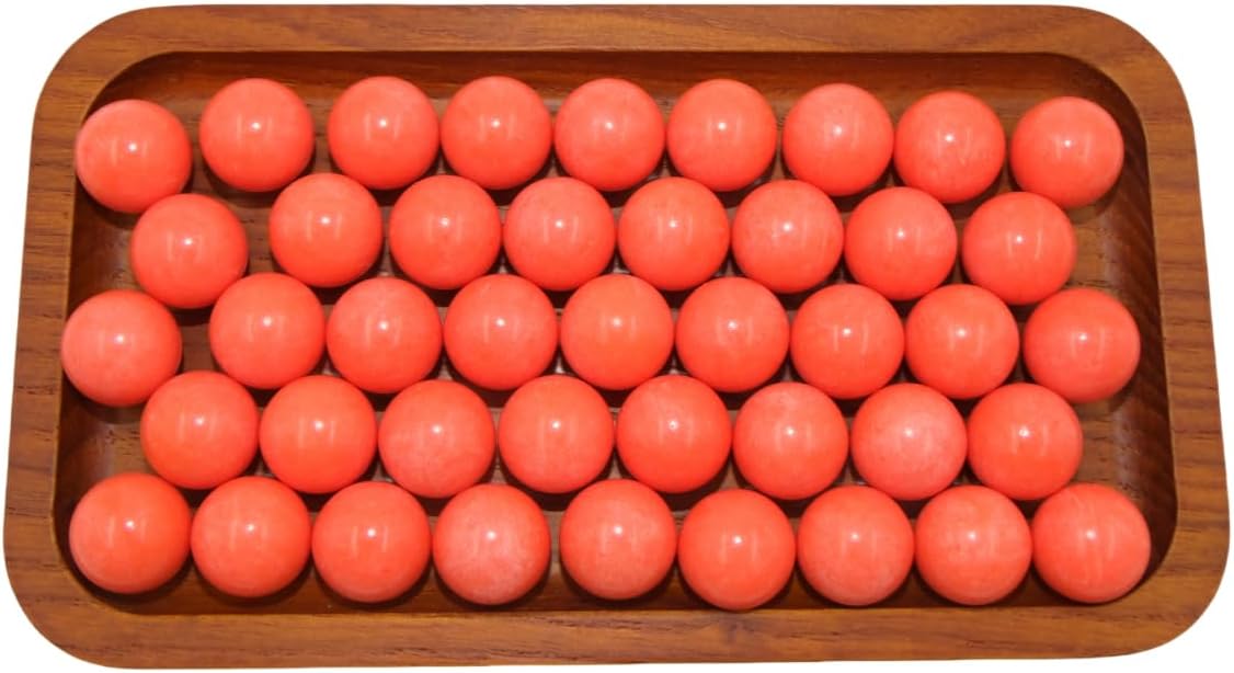 Kinetic Projectiles - .43 Cal Reusable Hard-Solid Plastic no Parting line Burr, Mirror polishing Rounds for Training, Target Practice a, Compatible All .43 Cal Pepper Ball Launcher(100)