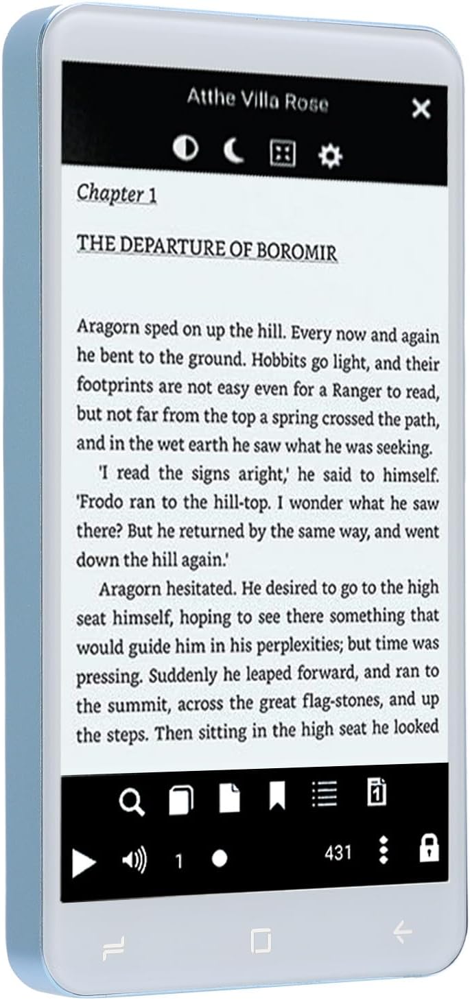 5.1 Electronic Book Reader HD Display for Versatile Documents and Personalized Experience for Book Lovers 5" Inkless Screen Ebook Reader for