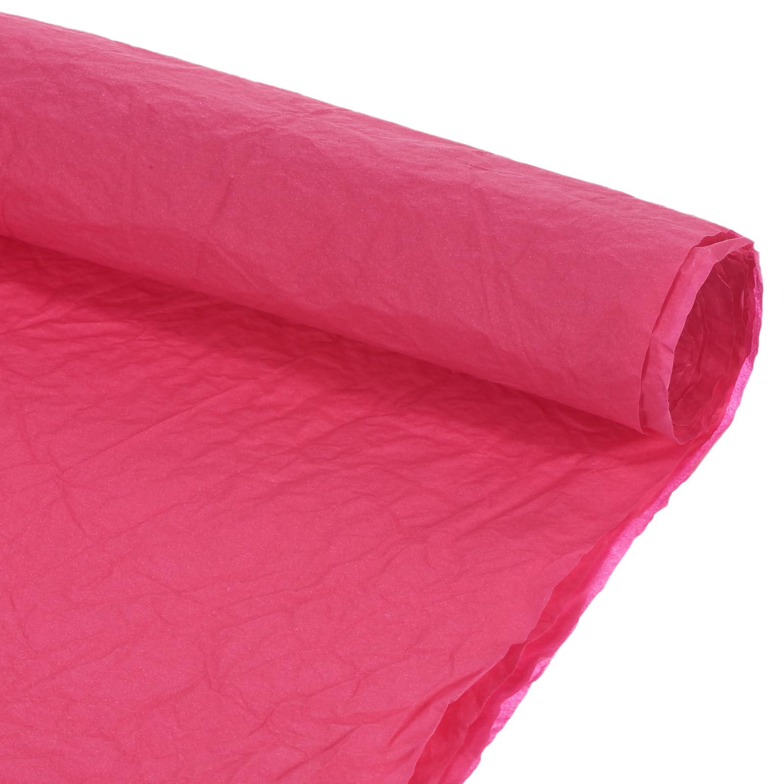 MECCANIXITY Crepe Paper Roll 1.6ft Long 20.5 Inch Wide for Wedding Ceremony Various Large Festivals Decoration, Dark Pink 5pcs