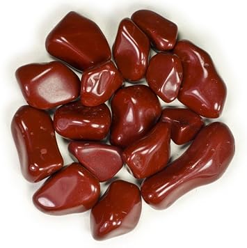 Hypnotic Gems Materials 1lb Bulk Tumbled Red Jasper Stones from Brazil - Natural Polished Gemstone Supplies for Wicca, Reiki, and Energy Crystal Healing *Wholesale Lot*