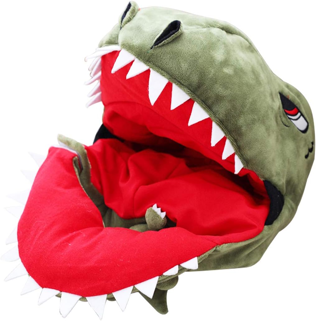 Amazon Edostree コスプレ 恐竜 帽子 動物 かぶり物 かわいい ふわふわ もこもこ キャップ マスクアニマル 着ぐるみ コスチュームマスク 写真撮影 パーティー グッズ Klmz 01 コスプレ 仮装 通販