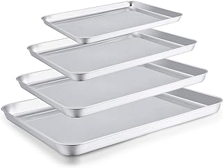 TeamFar Stainless Steel Baking Sheet Set