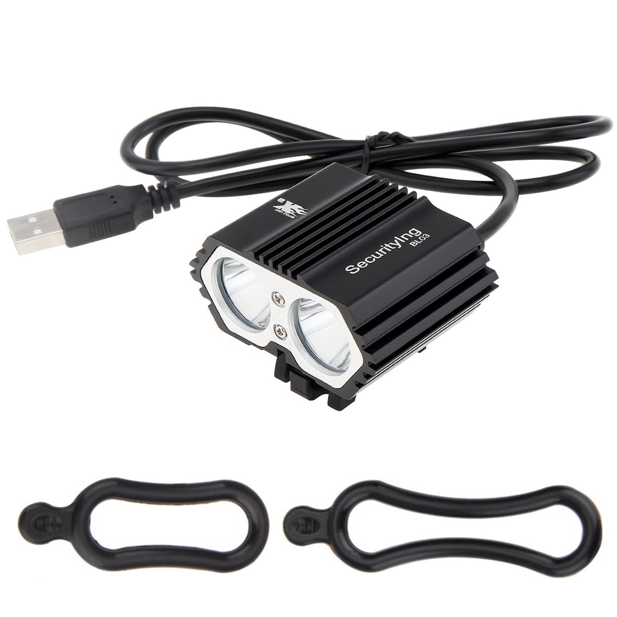 Securitying Usb Powered Bicycle Light, Led Headlamp Waterproof 700 Lumens 4
