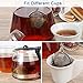 Siasky 2PCS Stainless Steel Mesh Tea Infuser, 2.1 Inch Tea Ball, Strainer Tea Diffuser, Steeper for Filtering Tea