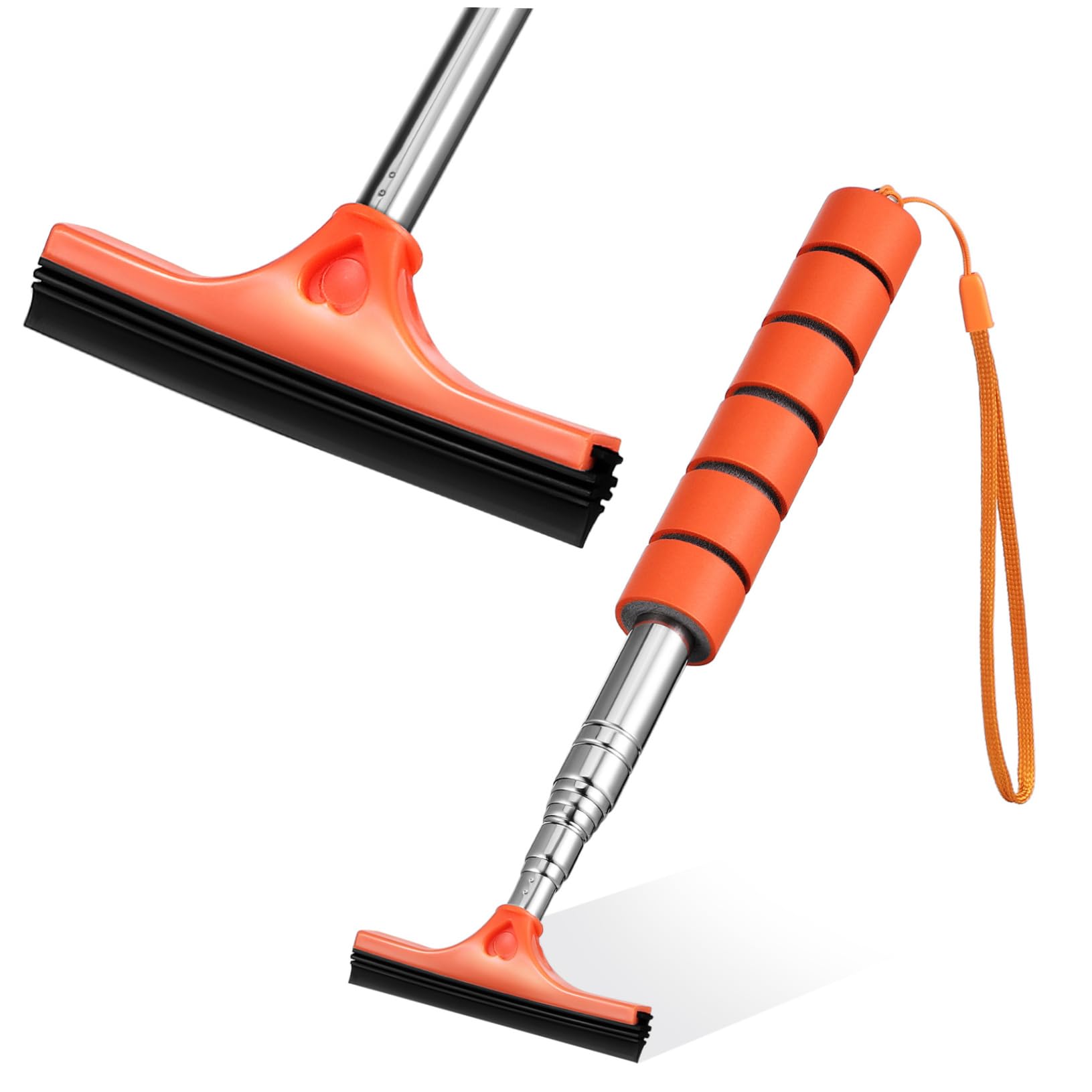 TOPPERFUN Car Window Squeegee Windshield Scraper for Gentle Cleaning of Mirrors and Portable Design for Easy Use for Car Detailing and Maintenance