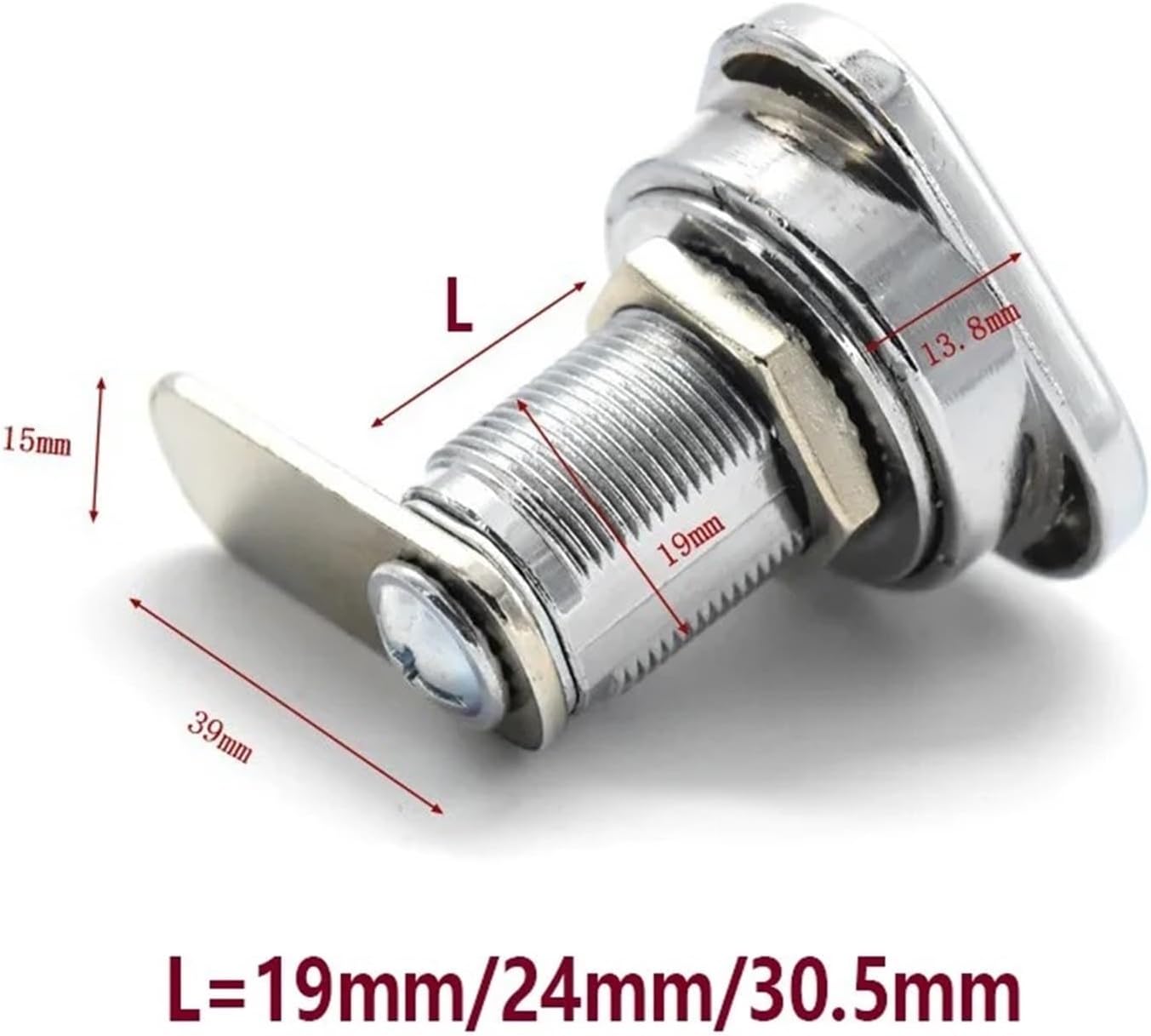 Triangle Combination Cam Lock 3 Code Password for Box Cabinet Locker MMS256 1Pcs(L 30.5mm)