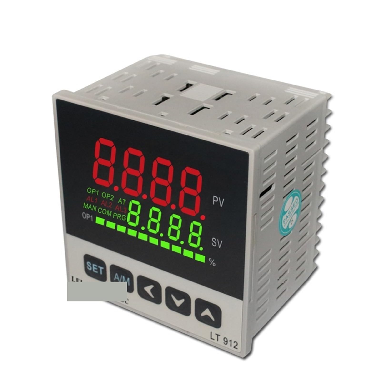 Controlador de Temperatura PID, Entrada TC/RTD, 4-20MA, 0-10V, Salida de relé SSR, regulador PID, termómetro Digital LED 96 * 96 LT912(0-10V out 2Alarms)