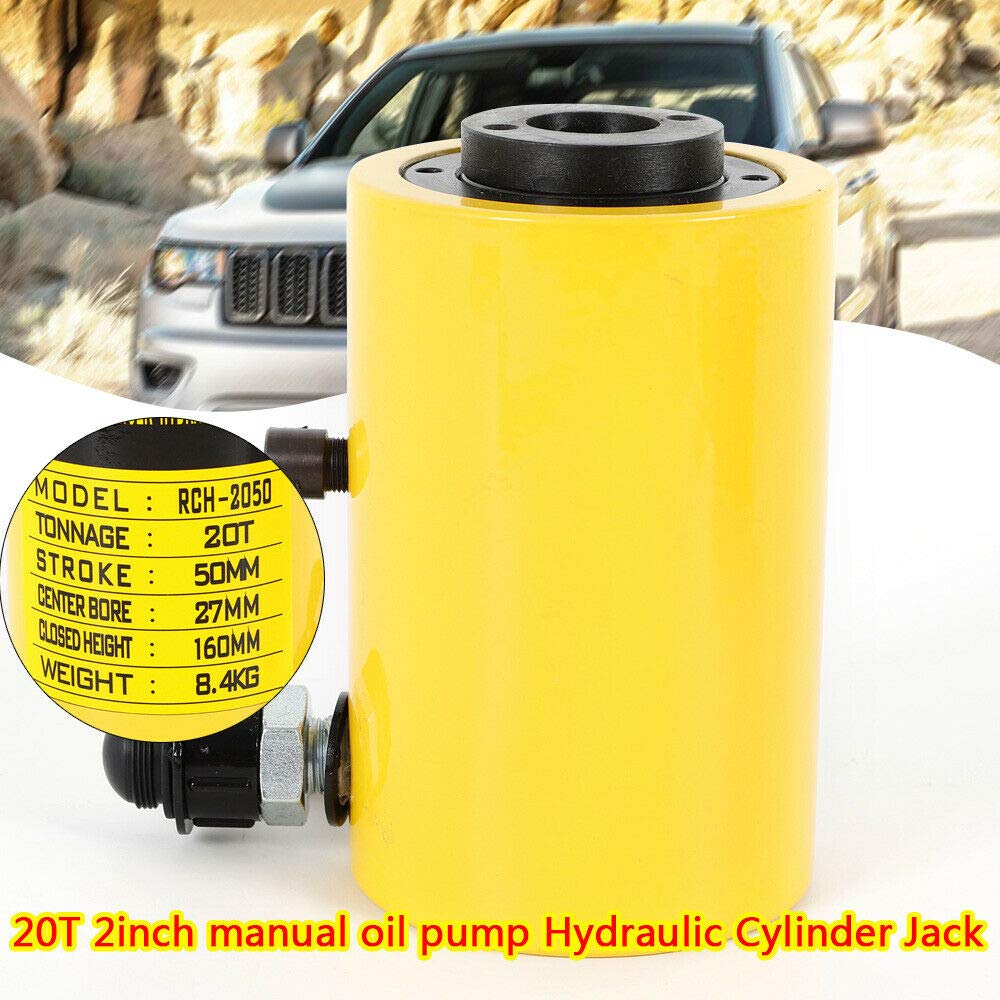 Futchoy 20T Manuale Pompa olio Cilindro idraulico Sollevatore Aria compressa Hydra Lift Strumento 44000 LBS Martinetto idraulico