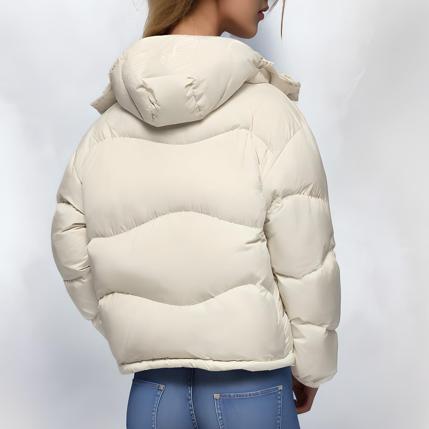 Chaqueta de plumón con capucha para hombre y mujer, ultraligera, aislada, resistente al agua