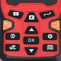 Vista 8 de Medidor de área terrestre de navegación de mano con pantalla LCD de 2,4 pulgadas para visualización de longitud de área en tiempo real