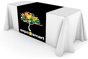 Customized Table Runner: Premium Business Logo Display, Ships Next Day, American-Made
