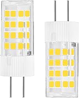 Becuice G4 LED Bulb 4W 400LM Warm White 3000K - 40W Halogen Equivalent for 12V Outdoor Landscape Path Deck Lights, 2 Pack No Flicker