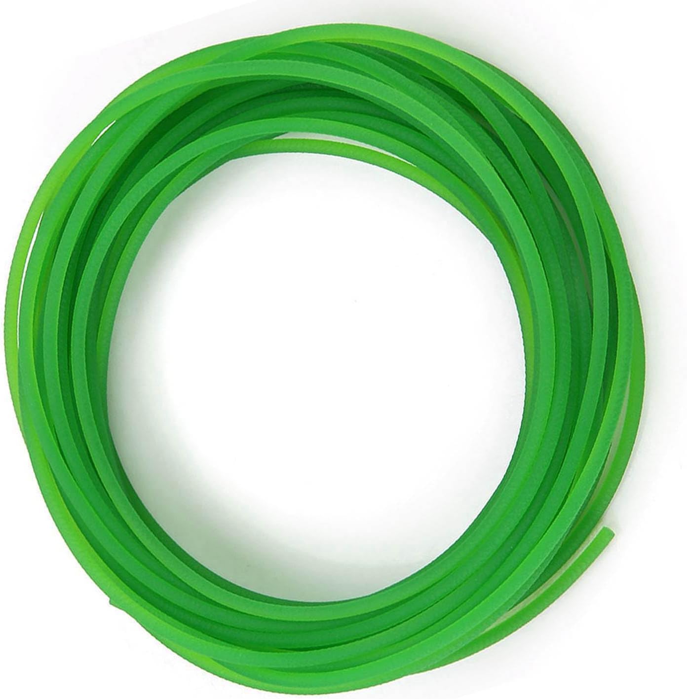 High Performance Urethane Round Belting, PU Transmission Belt Polyurethane Round Belt for Drive Transmission Green 3mm x 10m