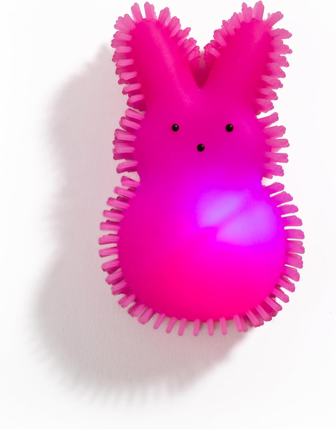 PEEPS Easter Light Up Squishy Puffer Toys for Kids, Soft Spiky Squeeze Sensory Squishies in Cute Chick & Bunny Designs, Glowing Stress Relief Toys for Party Favors, Classroom Prizes, Basket Stuffers