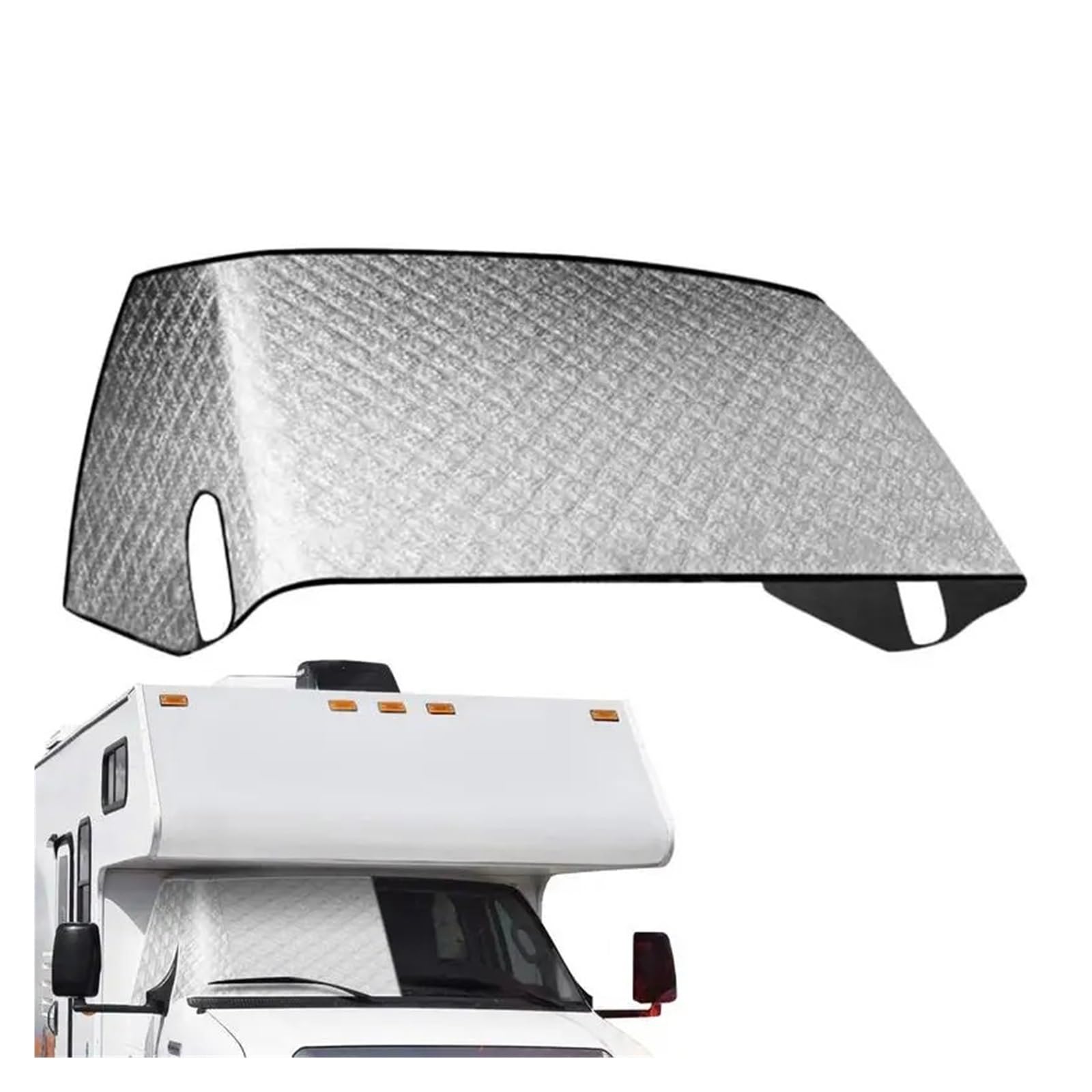 Wohnmobil-Sonnenschutz Für Die Frontscheibe Magnetisch Für Wohnmobile Schnee- Und Windschutzscheibenabdeckung 4 Schichten UV-beständig Auto Sonnenschutz Frontscheibe Innen