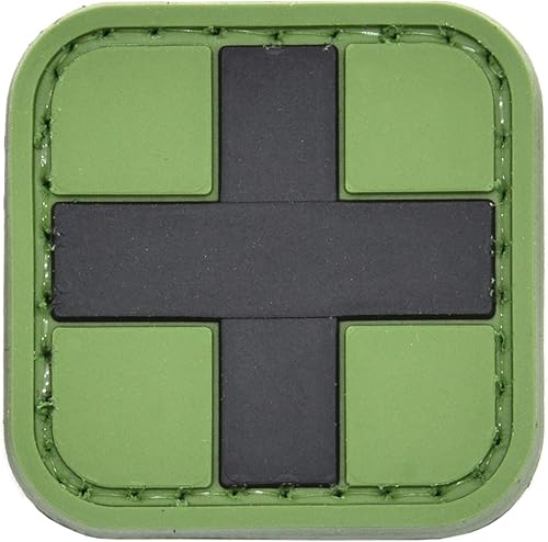 Medic - Parche paramédico para emergencias médicas de emergencia médica EMT, de goma de PVC, con gancho y bucle, equipo táctico, mochila militar,