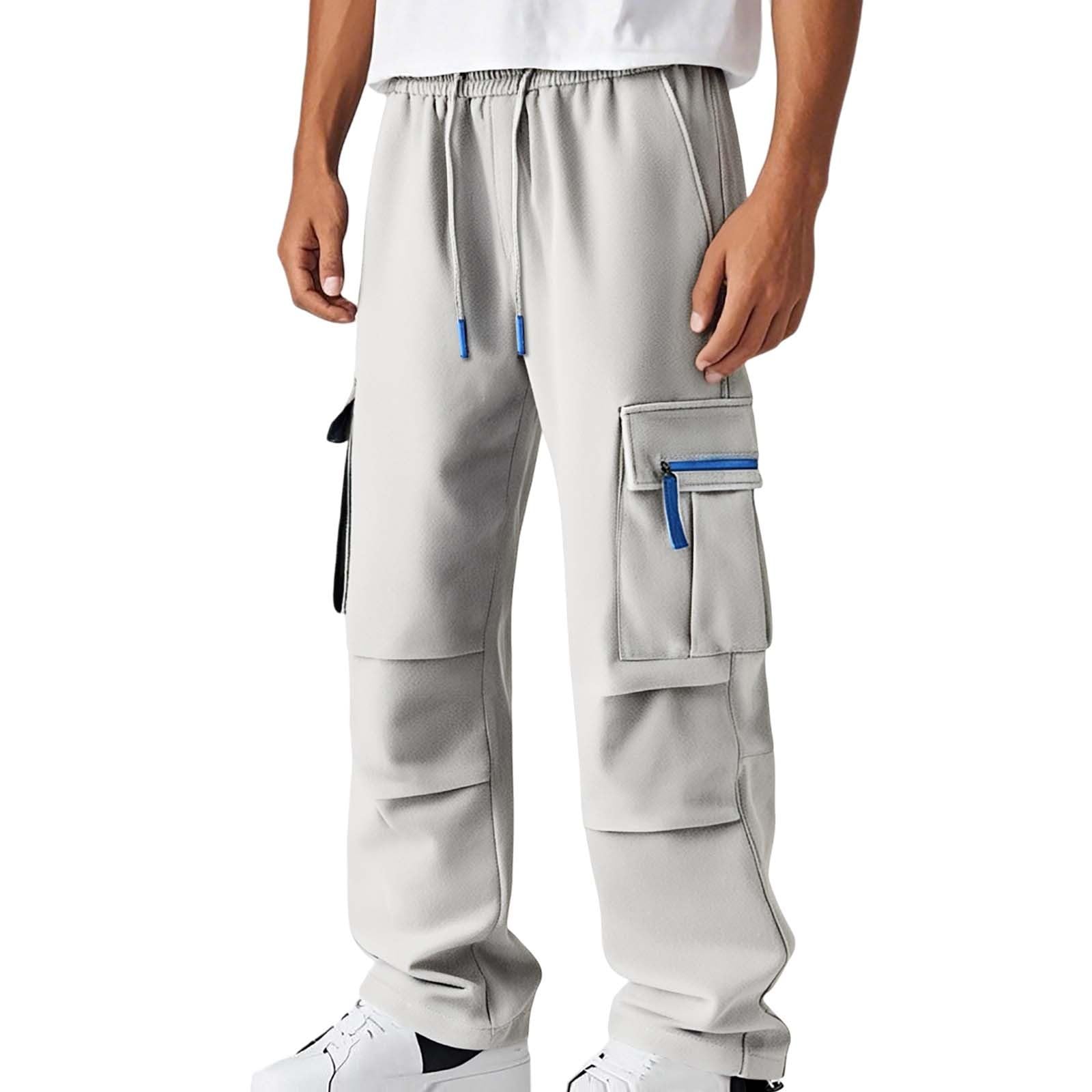 Generico Pantaloni Tuta Ragazzo Pantalone Lunghi Cargo Running Sportivi Palestra Uomo Leggins Comodi Pantalaccio Termici Eleganti Lavoro Abbigliamento Caldi Termico