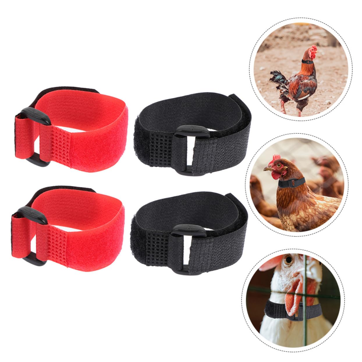 SUPVOX Chickens Neck Collar Comfortable Durable and Noise-Free Collar for Roosters