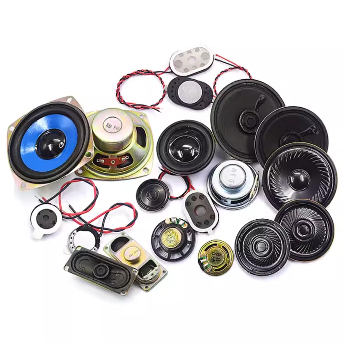 Eujgoov 5Pcs DC 4V-12V Module Amplificateur de Microphone LM386 Carte Amplificateur à Gain Réglable pour Microphone Electret