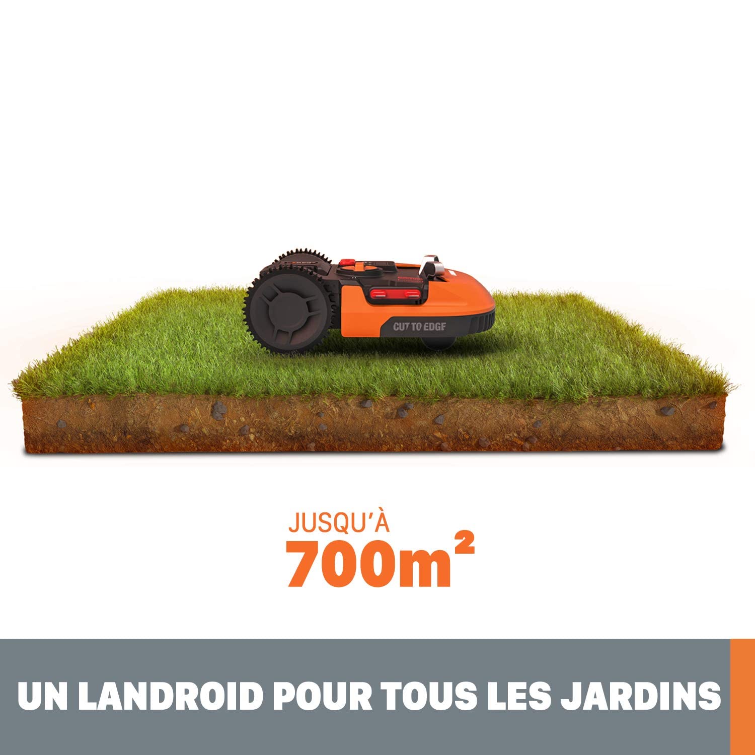 WORX Landroid Plus WR167E Robot Tondeuse Connecté e t Intelligent — vue 3
