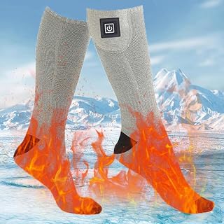 Heated Socks, Electric Heated Socks For Men And Women, Winter Foot Warmer Socks, Washable Electric Heated Socks With 3 Heat Settings, Suitable For Skiing, Riding