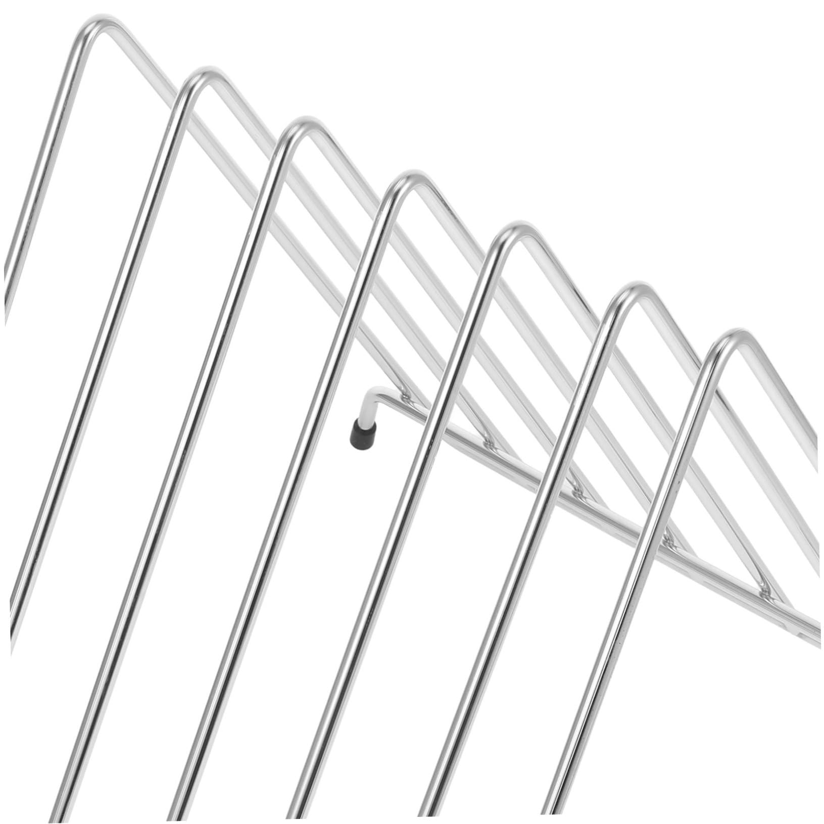 Support en Acier Inoxydable Résistant à L'usure pour Planche à Découper Design Ajouré, Capacité Plus Grosse pour Restaurants et Cantines