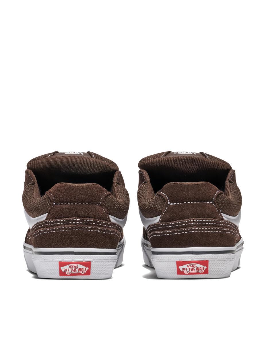 Vans Uomo Scarpe da Ginnastica in Pelle Scamosciata Caldrone, Gum