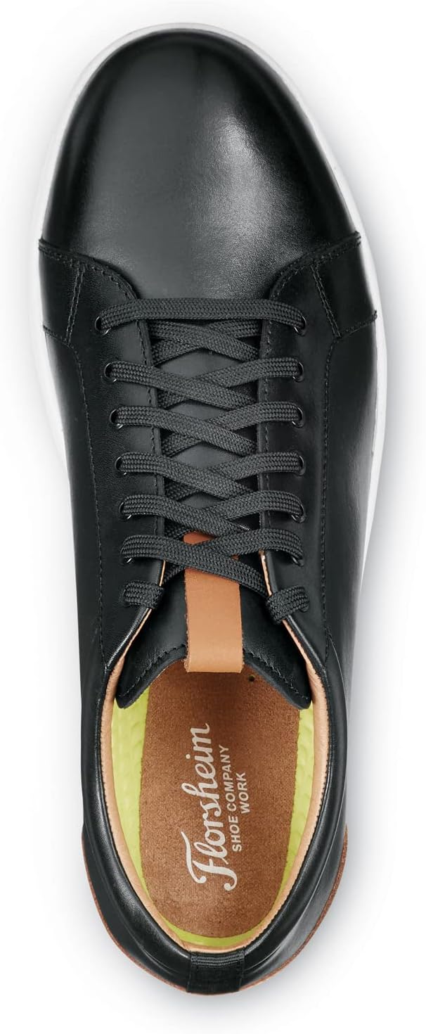 Florsheim Crossover Work, Men's, Black, Steel Toe, EH, MaxTrax Slip Resistant, Lace to Toe Oxford Work Shoe - Image 5