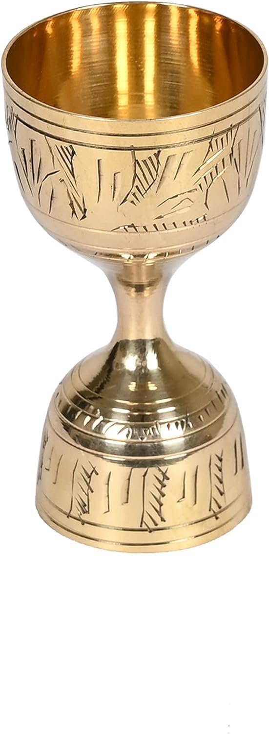 Engraved 30/60 ml Jigger Shot Glass, peg Measure - Made with Brass