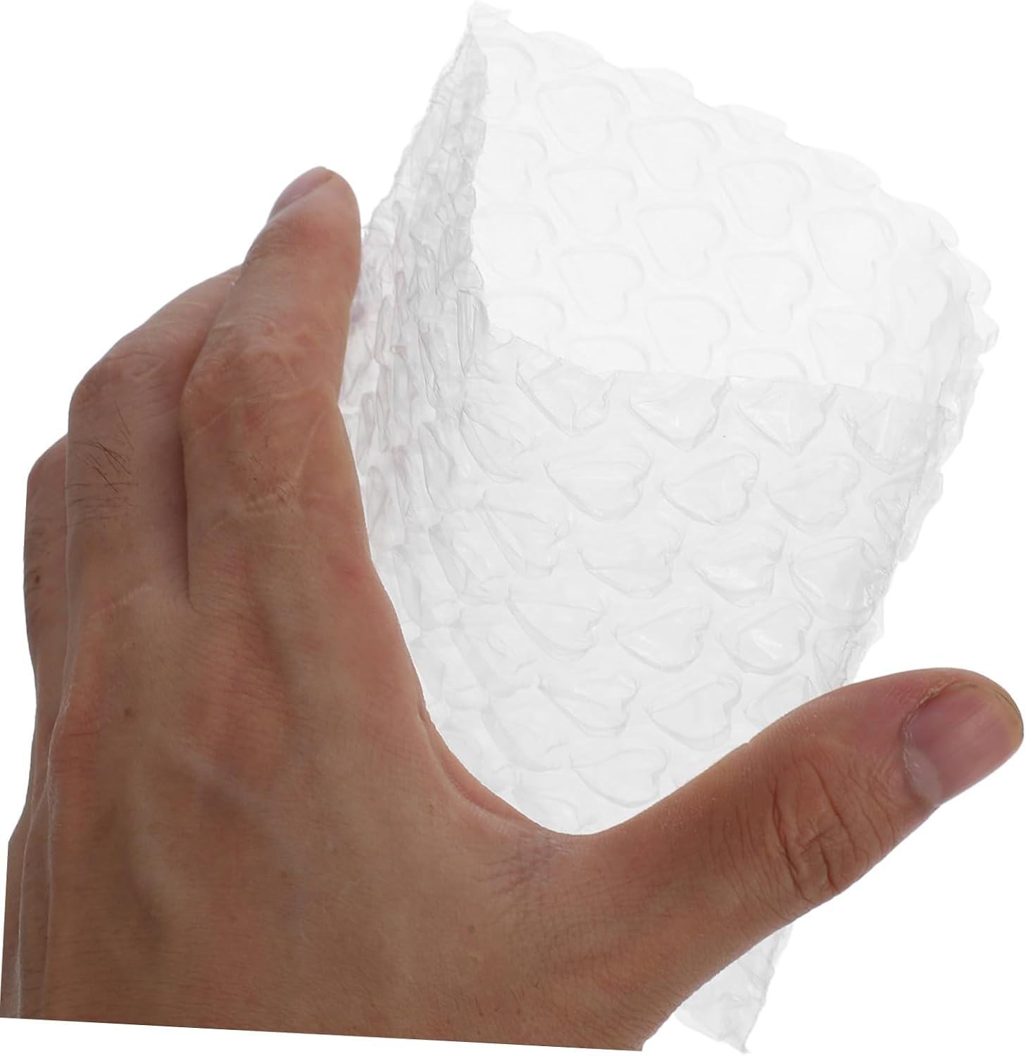 100Pcs Heart Shaped Bubble Shipping Bags Thickened Protective Wraps for Moving Packing and Shock Absorbing Stylish Bubble Pouches