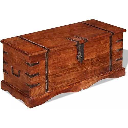 vidaXL Storage Chest Solid Wood