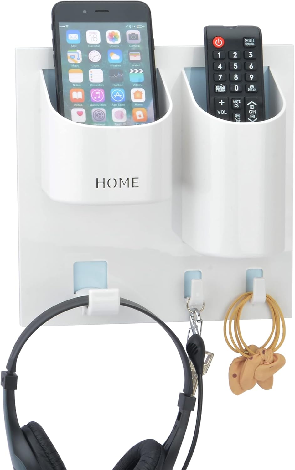 Bedside Shelf Organizer,Stick On Adhesive Wall Mounted