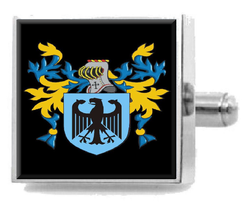 Scully Irlanda - Clip para Corbata, diseño de Escudo de Armas, Grabado en Bolsa